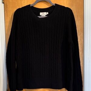Vineyard Vines Classic Black Cable Knit Sweater size XL